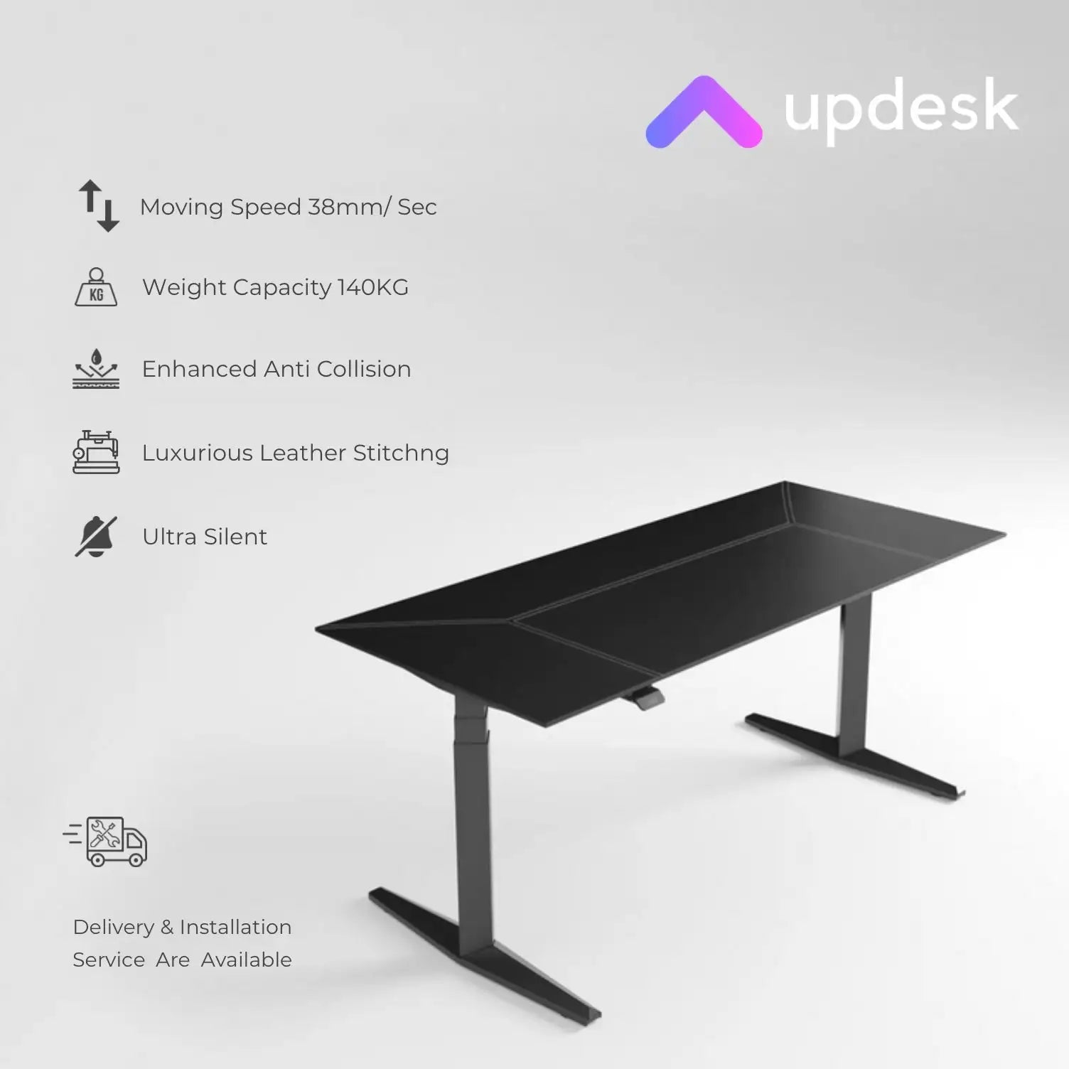 Adjustable computer desk details Singapore